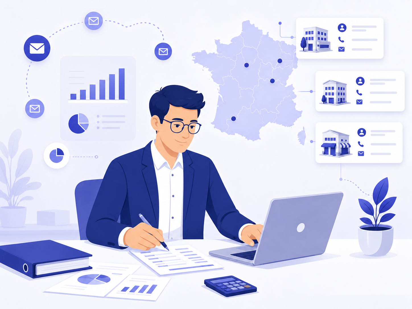 Comment prospecter les experts-comptables en France : trouver leurs emails et contacts B2B