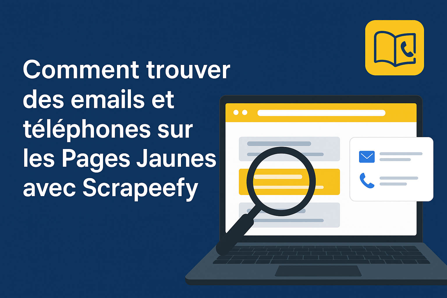 Pages Jaunes et Scrapeefy